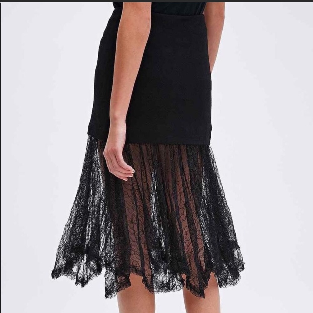 Free People Two for One lace skirt